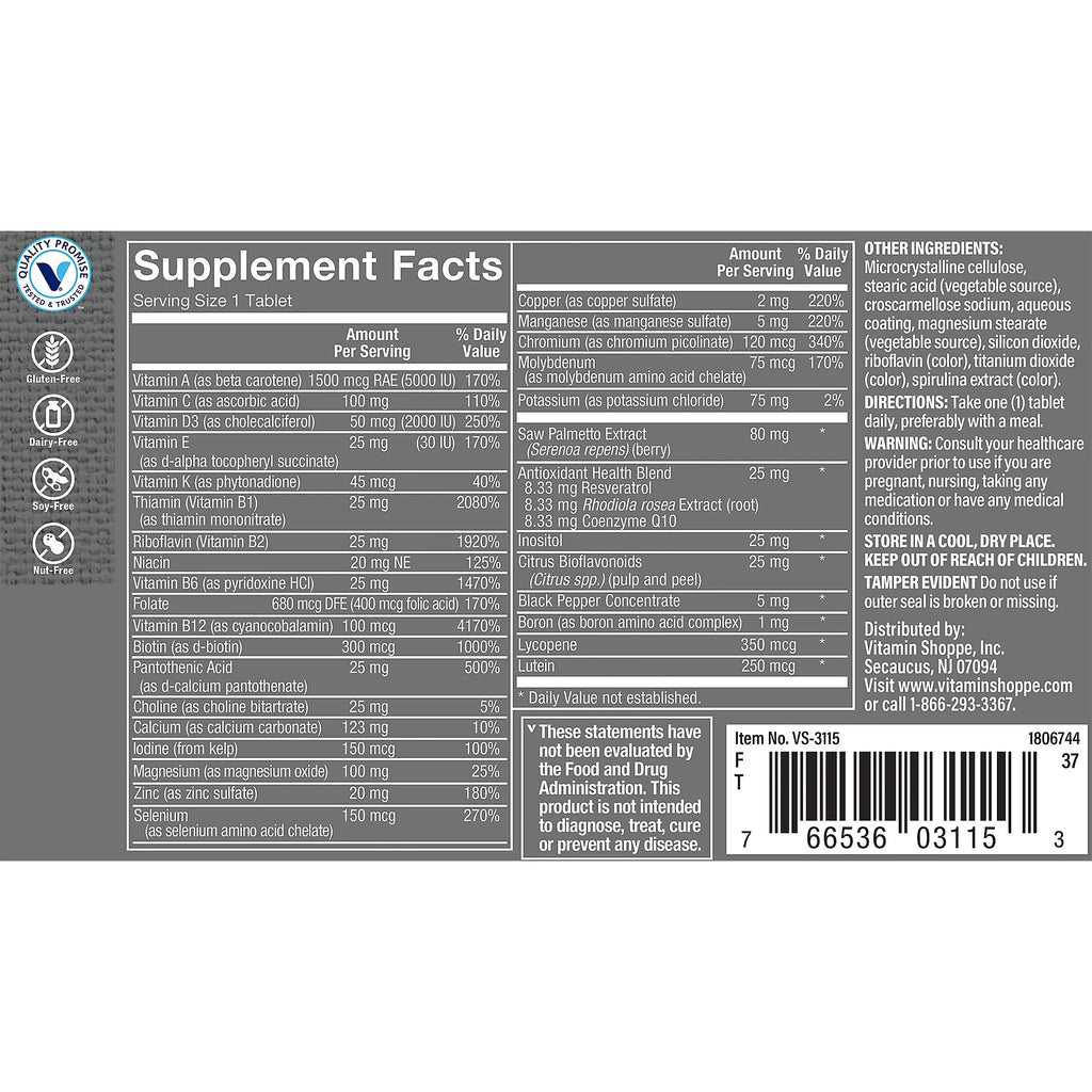 One Daily Men's Multivitamin 60 Tablets J660366