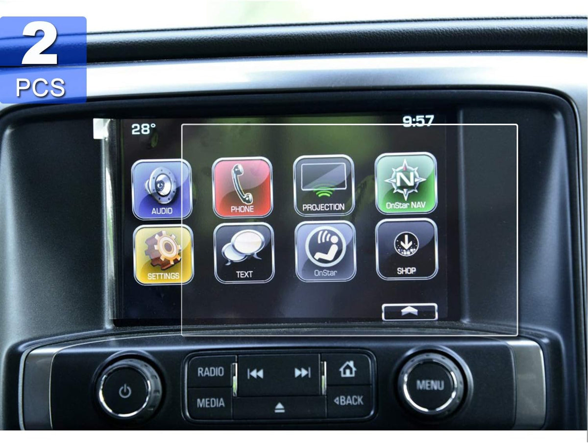 8 Inch Tempered Glass Screen Protector for Silverado MyLink Navigation K878813