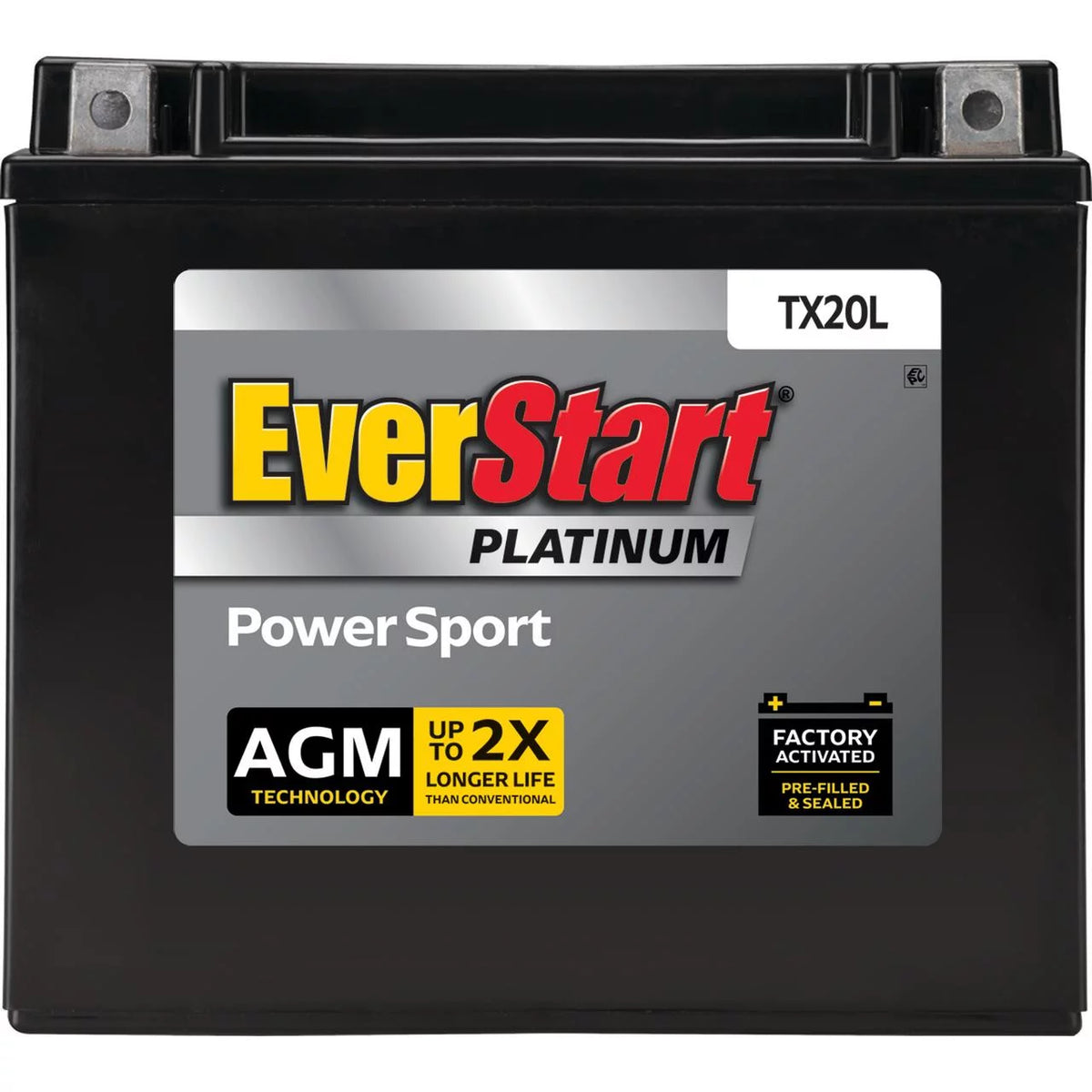 AGM Power Sport Battery Group Size TX20L 12 Volt 310 CCA C1042