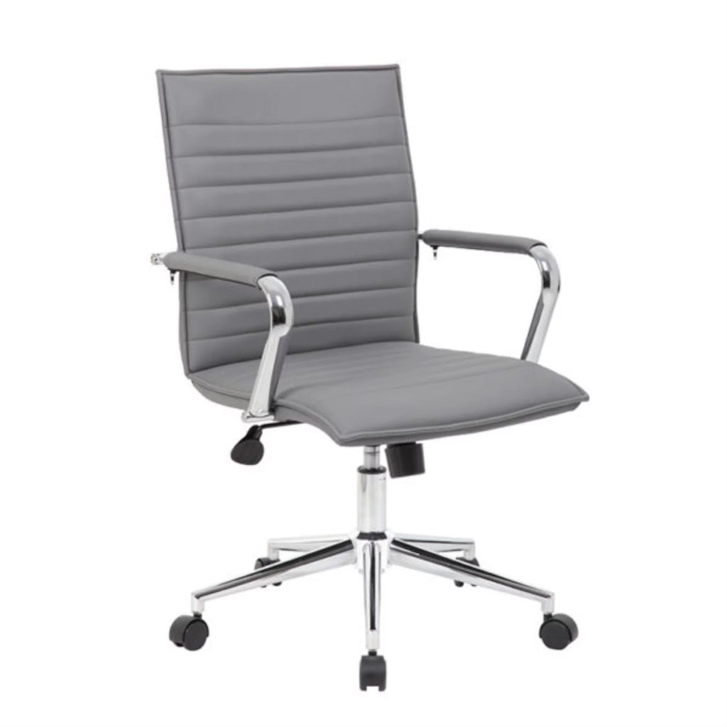 Gray Adjustable Mid-Back Office Chair X347