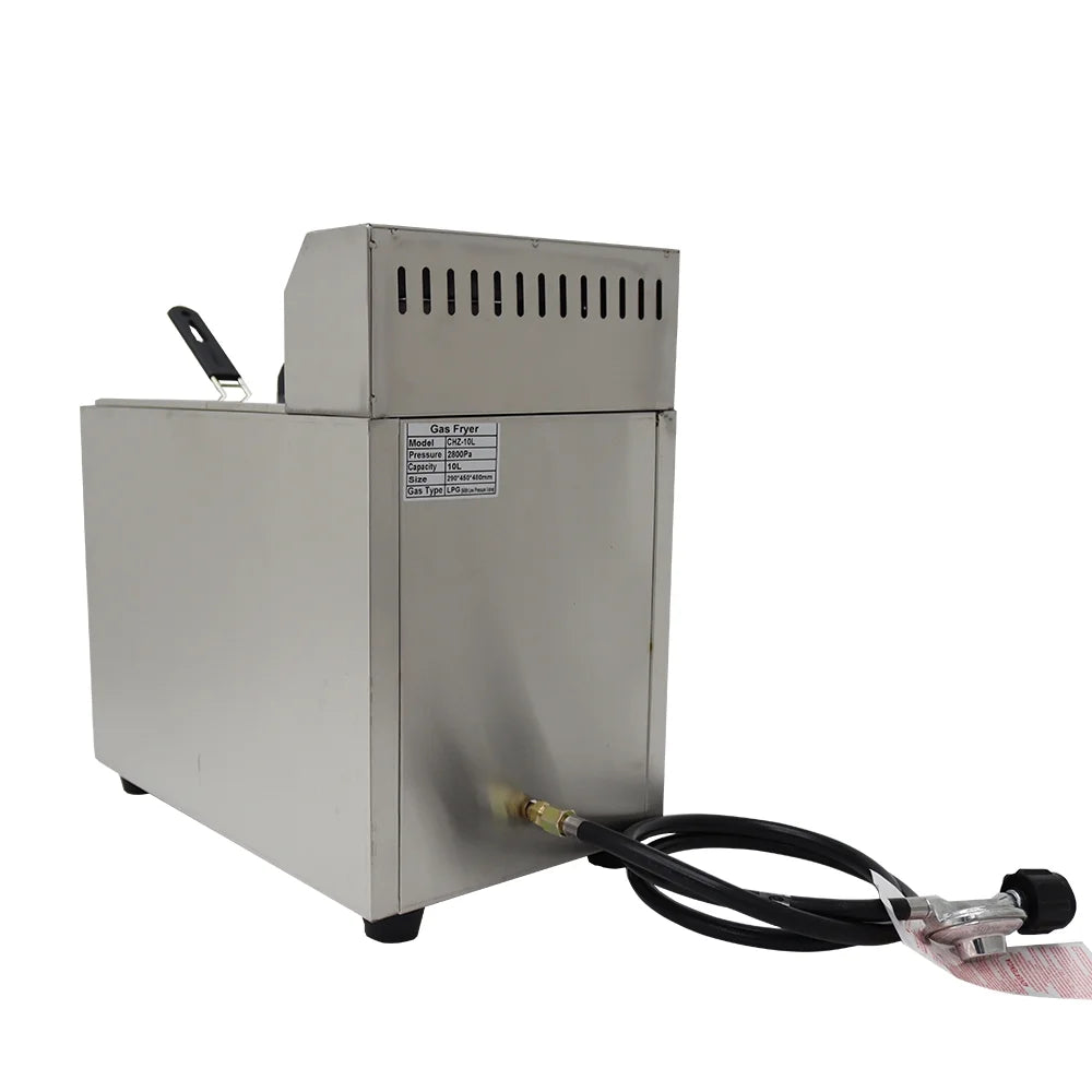 6L Commercial Gas Deep Fryer with Basket T535