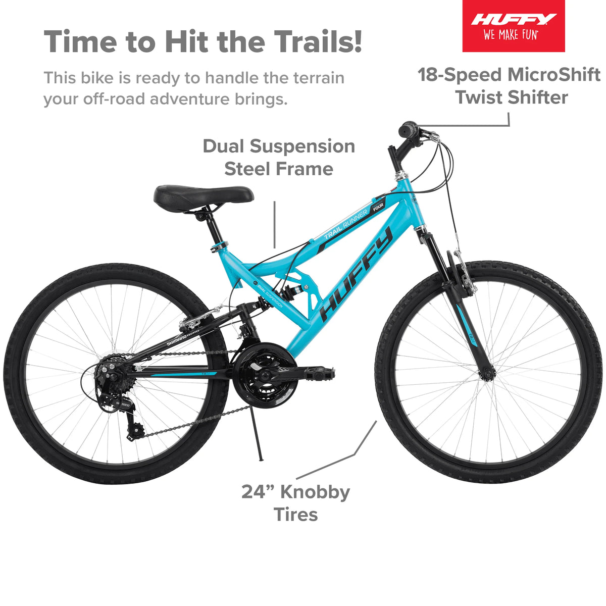 24" Full Suspension Mountain Bike I10384