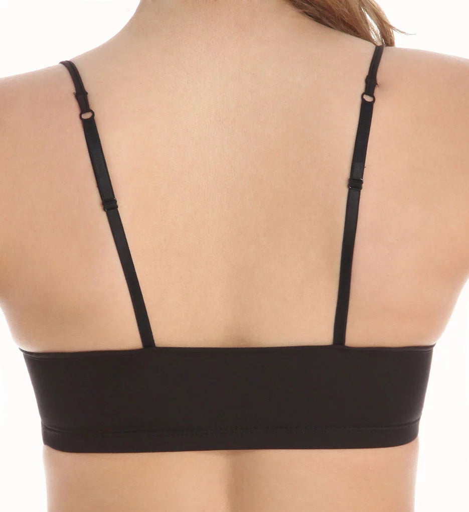 Silk Magic Microfiber Crossover Spaghetti Bra T70132