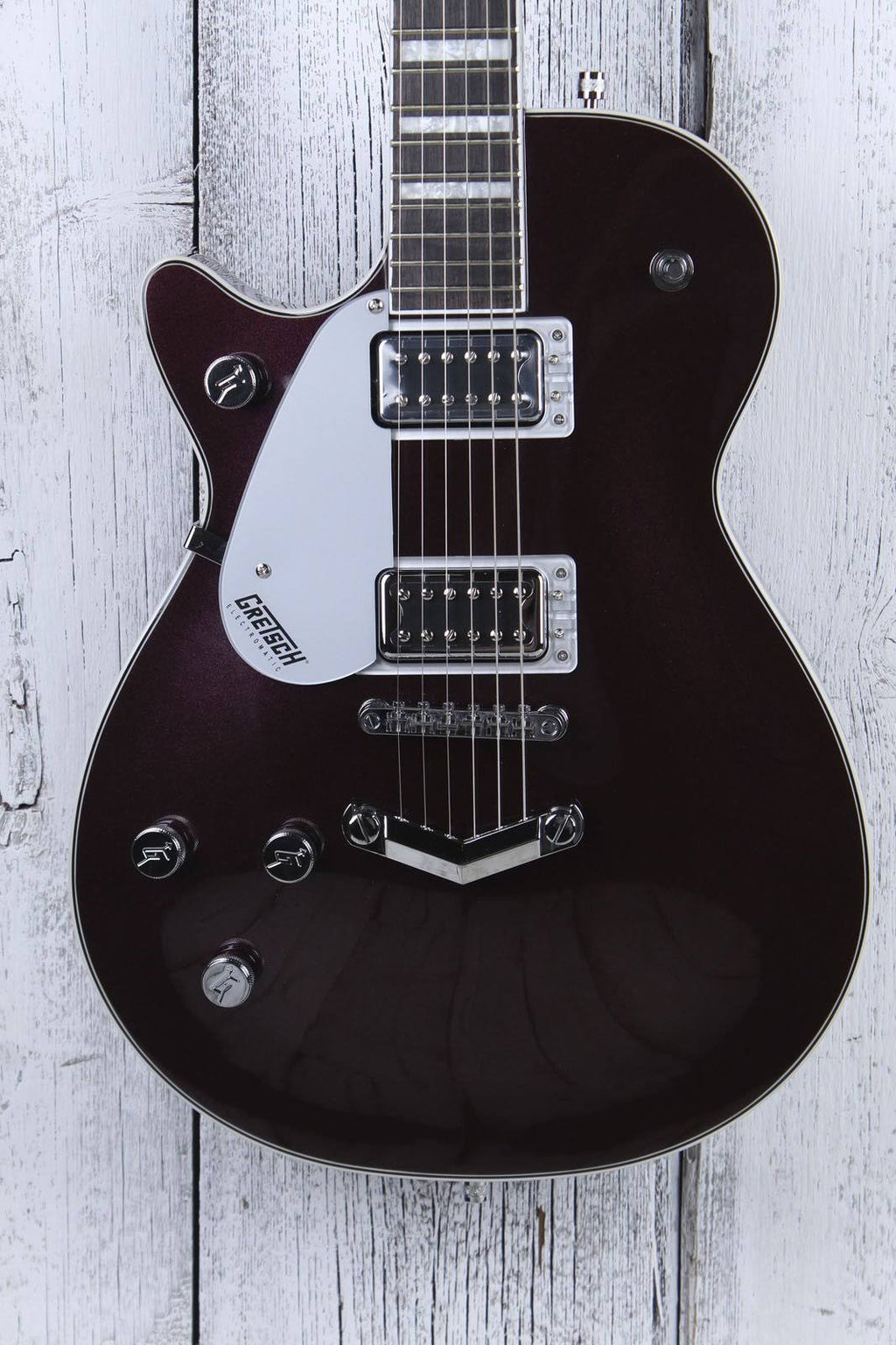 Left Handed Dark Cherry Metallic Electric Guitar U14728