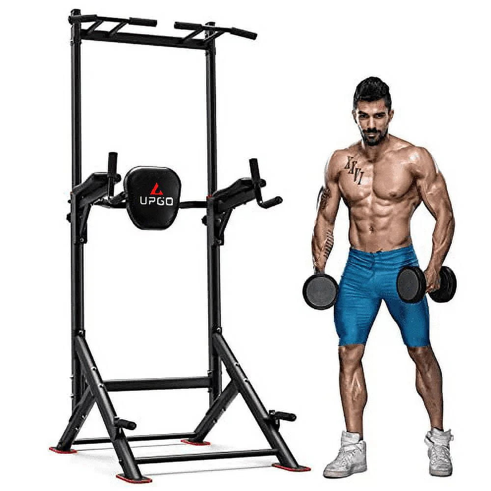 Adjustable Power Tower Dip Station Pull up Bar W566644