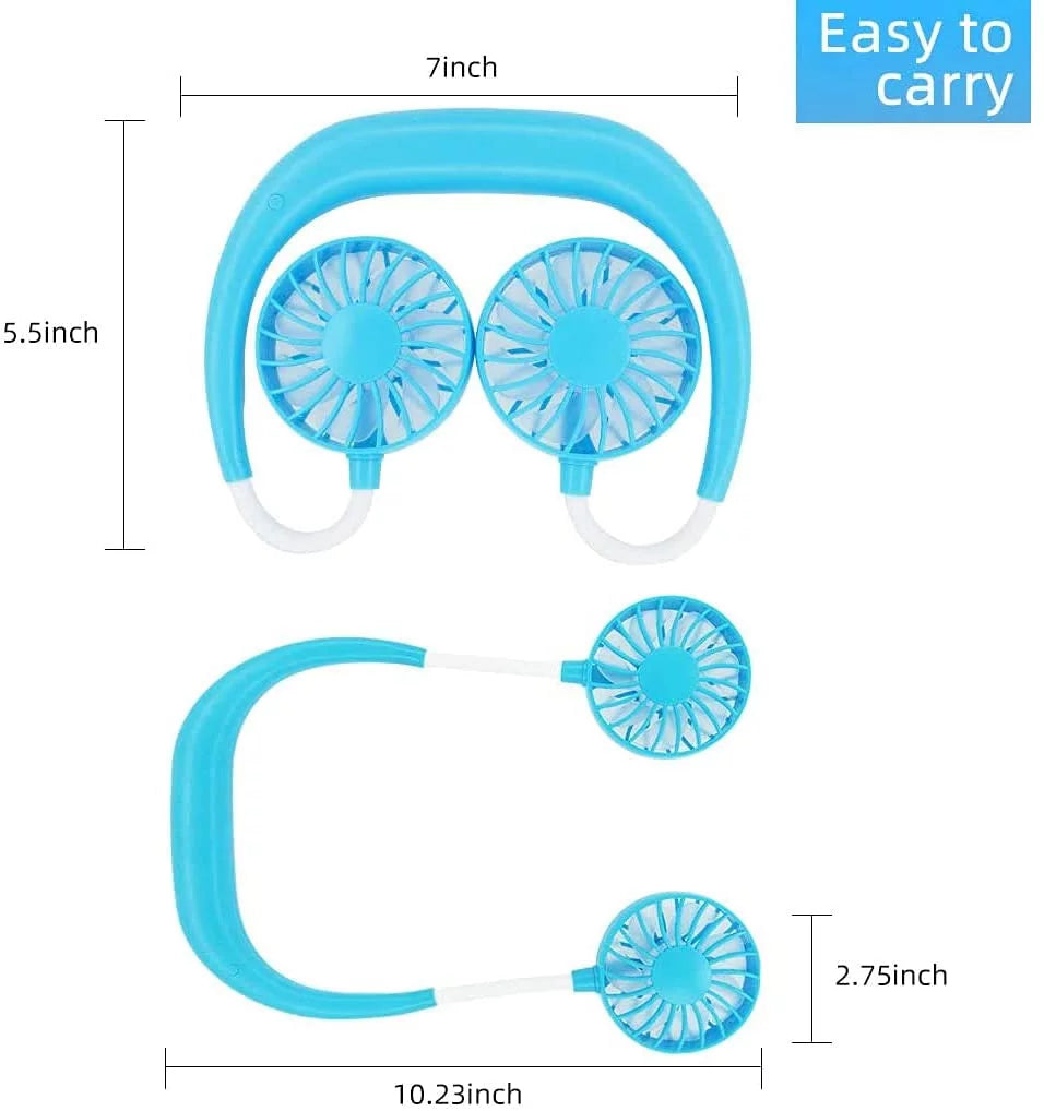 Portable Hands-free Neck Fan with 4 Speeds N59706
