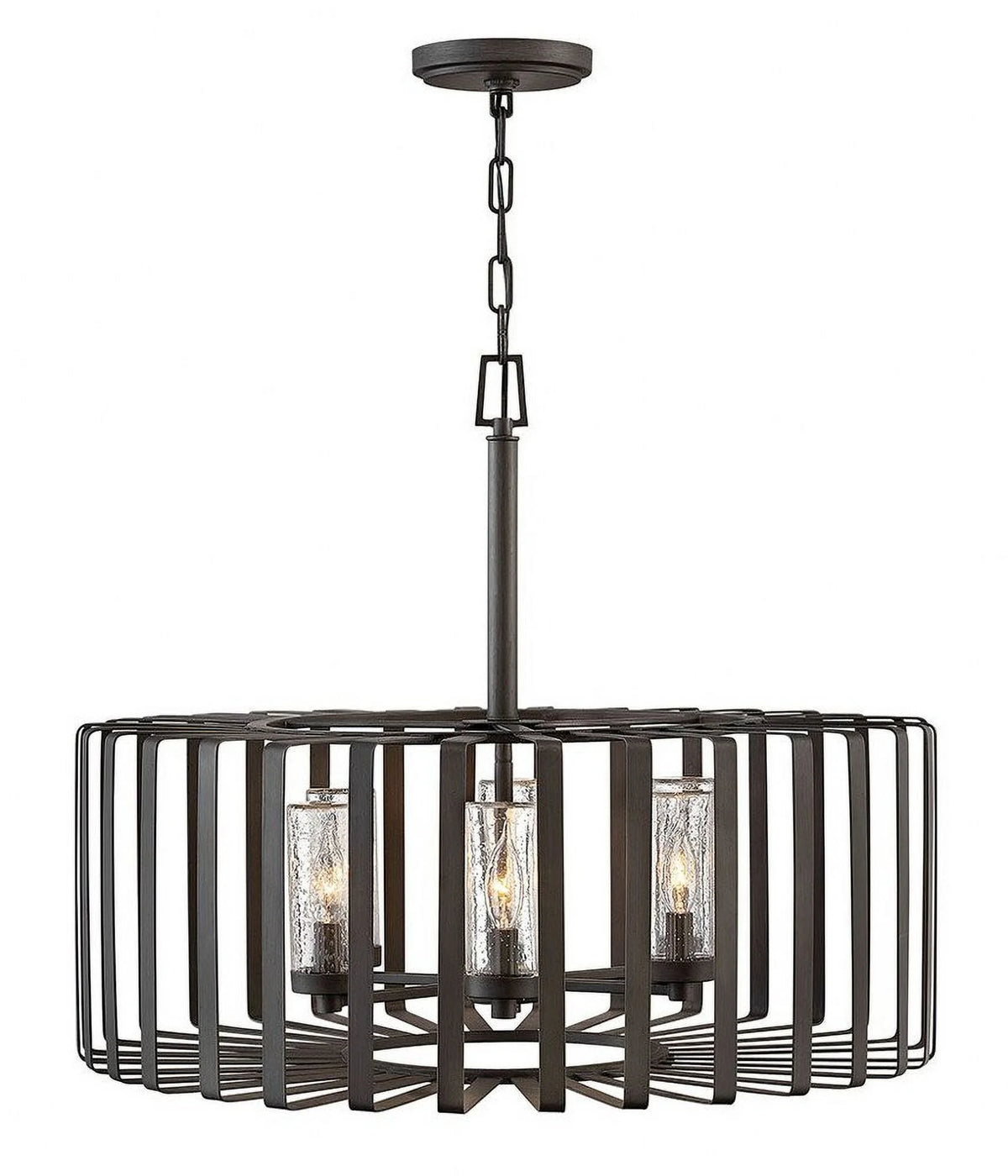 6 Light Outdoor Chandelier 28.25 inches Wide A2005