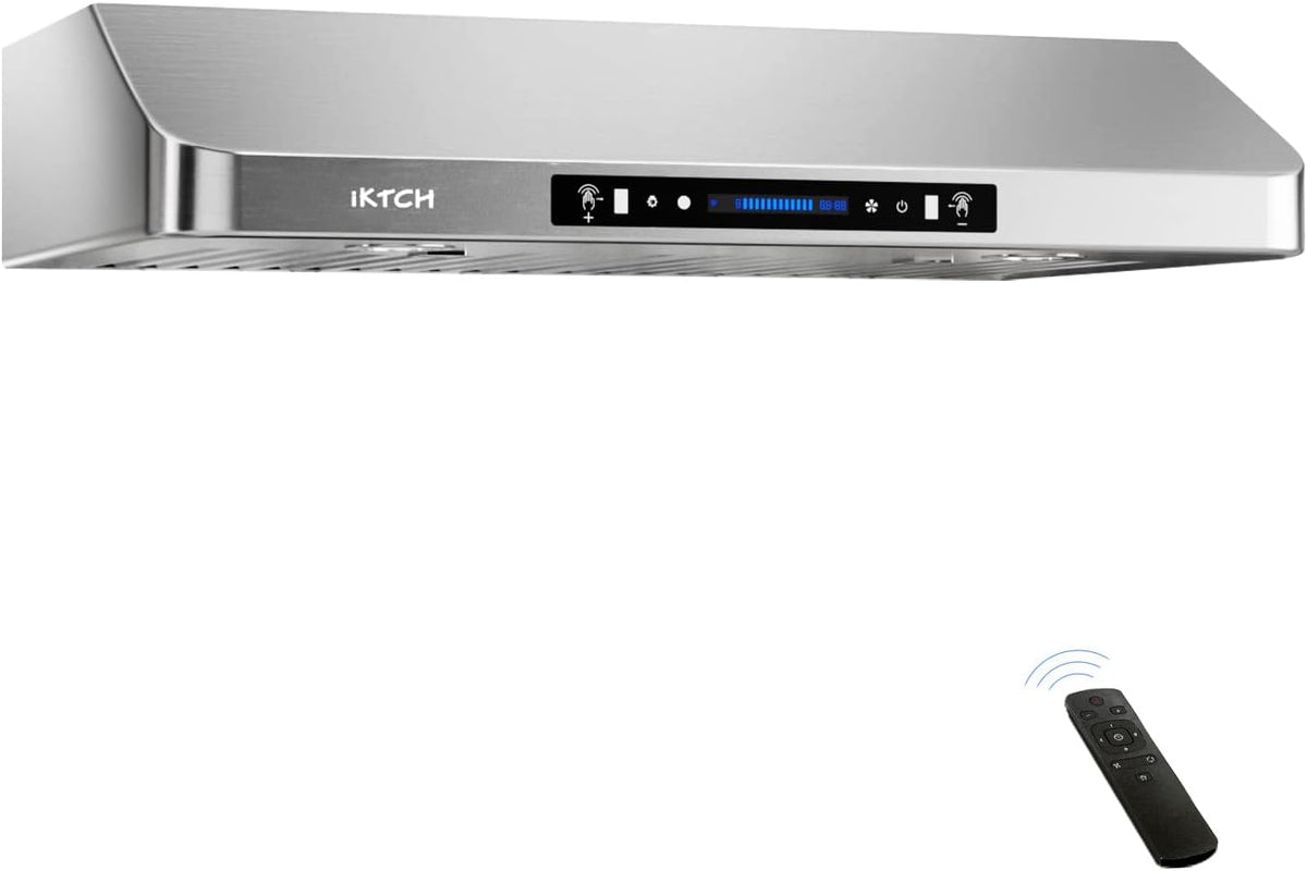 30 Inch Under Cabinet Range Hood with 900-CFM, Stainless Steel Kitchen Vent M96526