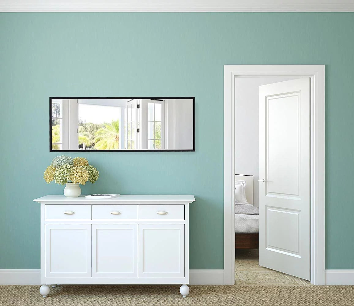Black 18" x 48" Wall Mirror M69474