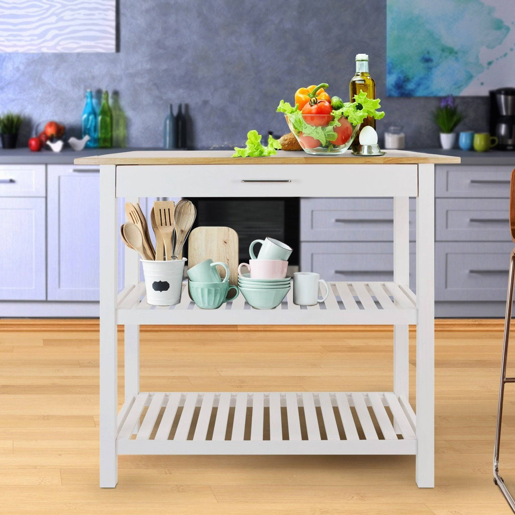Solid Wood Kitchen Island A8274