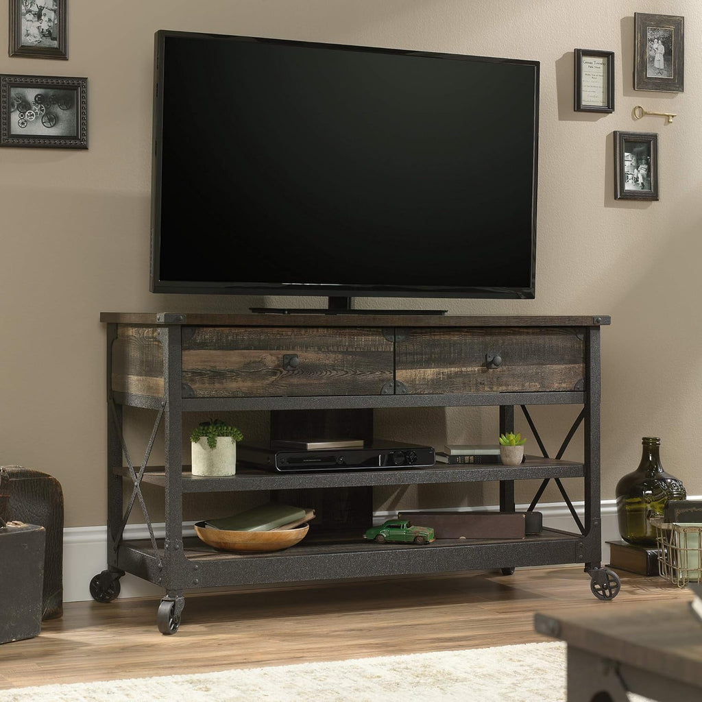 52 Carbon Oak Finish TV Stand T438