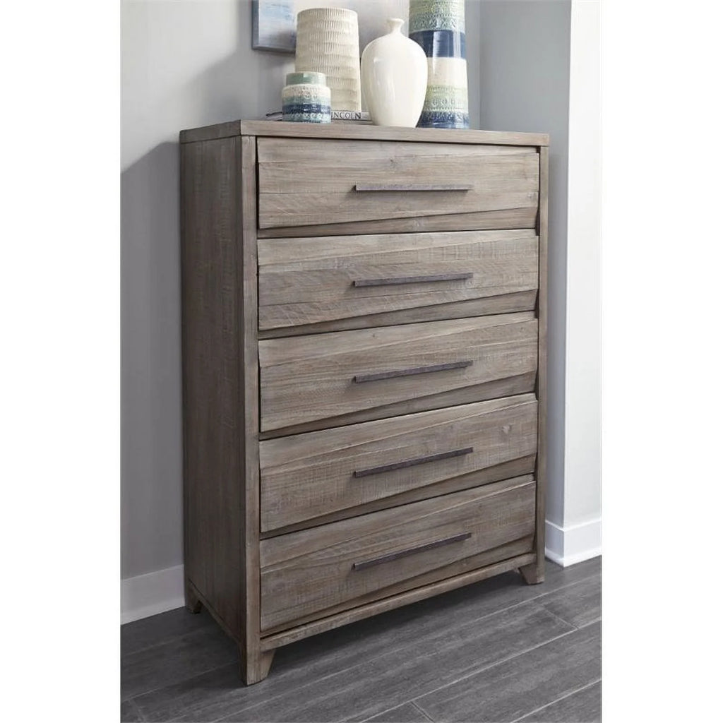 5 Drawer Solid Wood Chest B3240