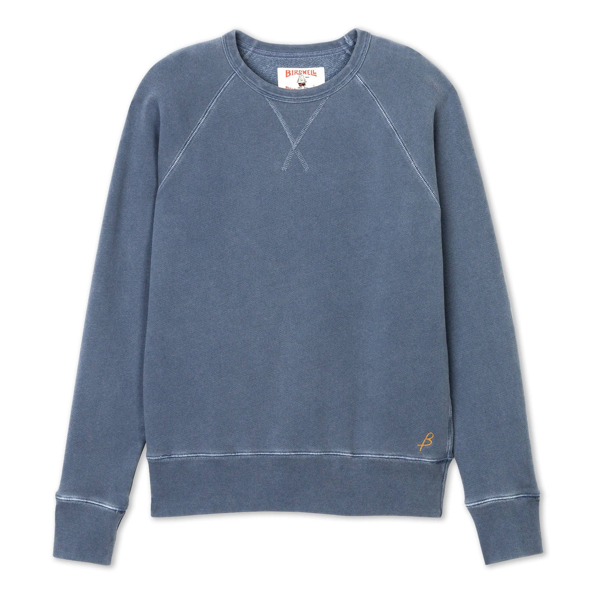 Indigo Garment Dyed Raglan Crew H99231