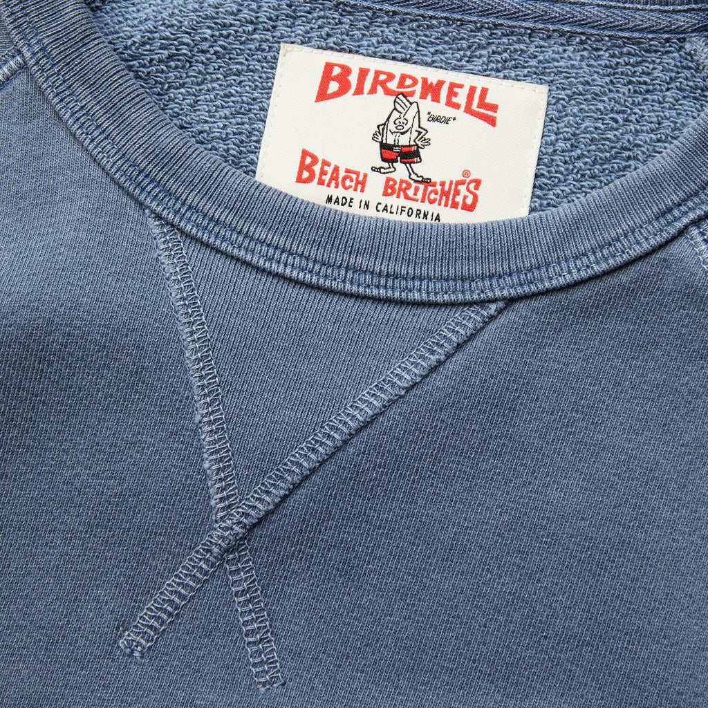 Indigo Garment Dyed Raglan Crew H99231